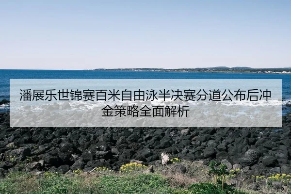 潘展乐世锦赛百米自由泳半决赛分道公布后冲金策略全面解析